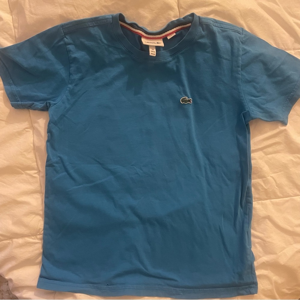 Lacoste Vibrant Blue Crew Neck Tee